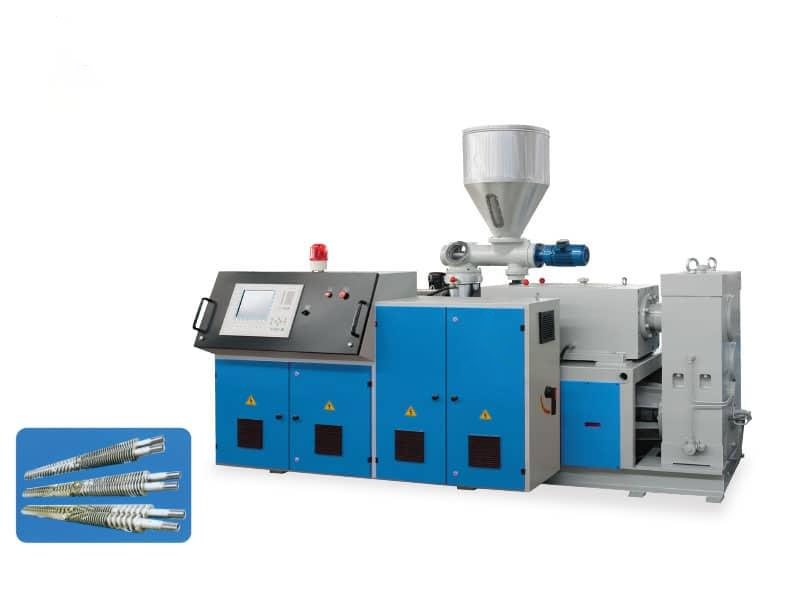 शंक्वाकार ट्विन स्क्रू एक्सट्रूडर